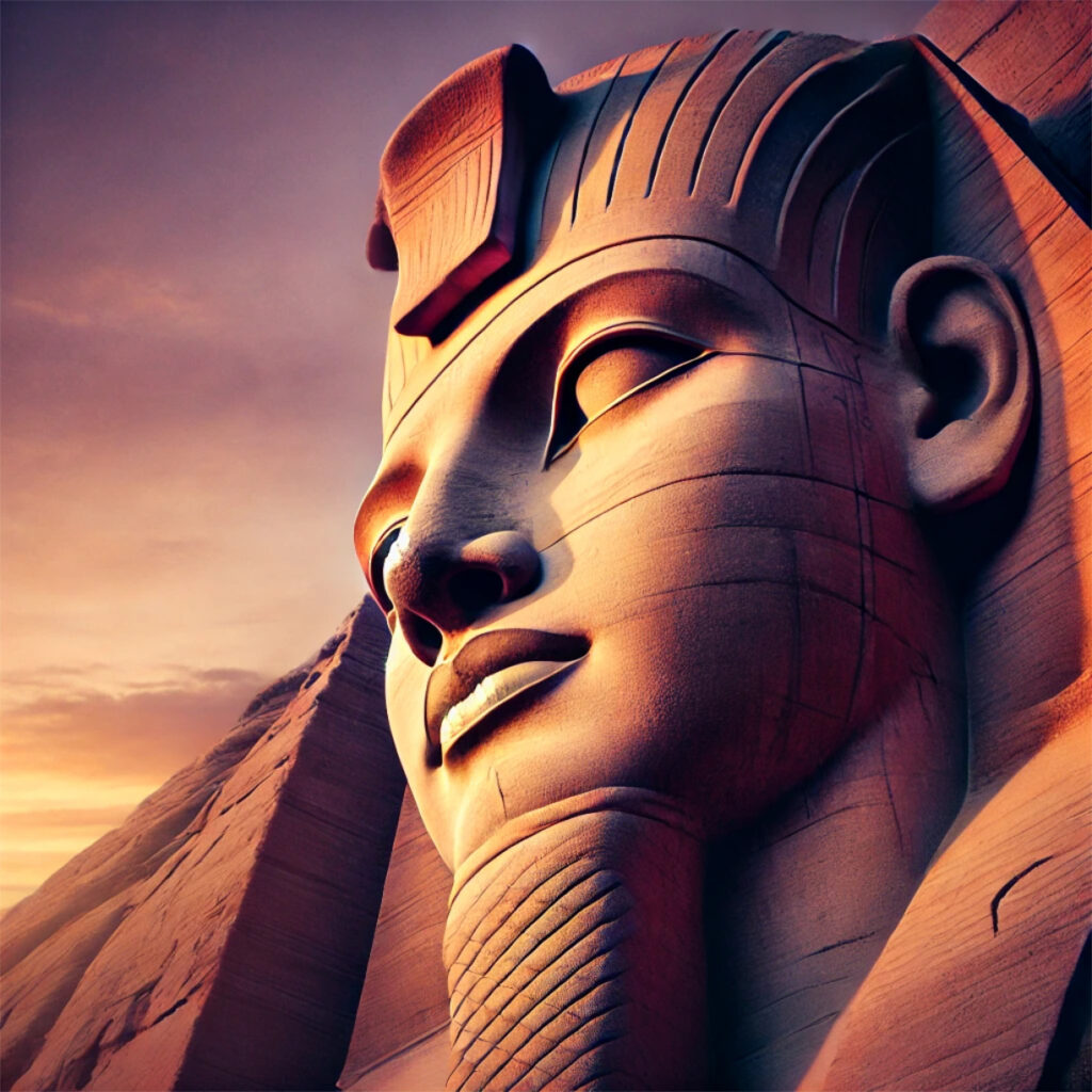 Estatua de Ramsés II en Abu Simbel