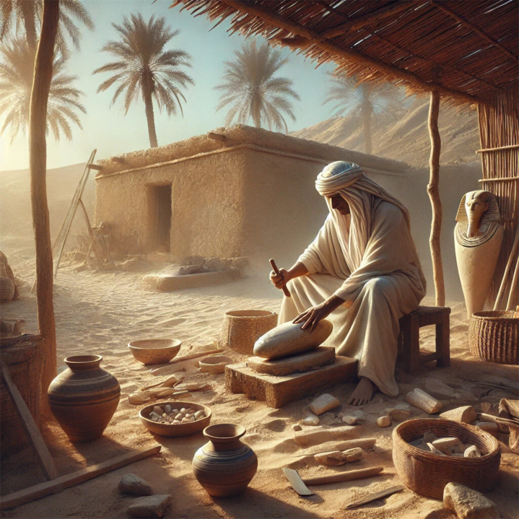 Un artesano del Antiguo Egipto