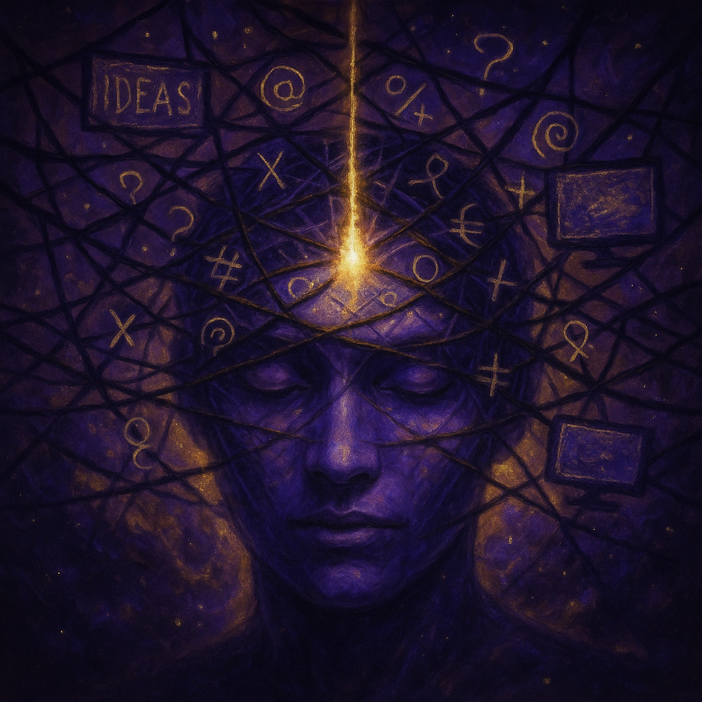 Mente atrapada en una red de pensamientos
