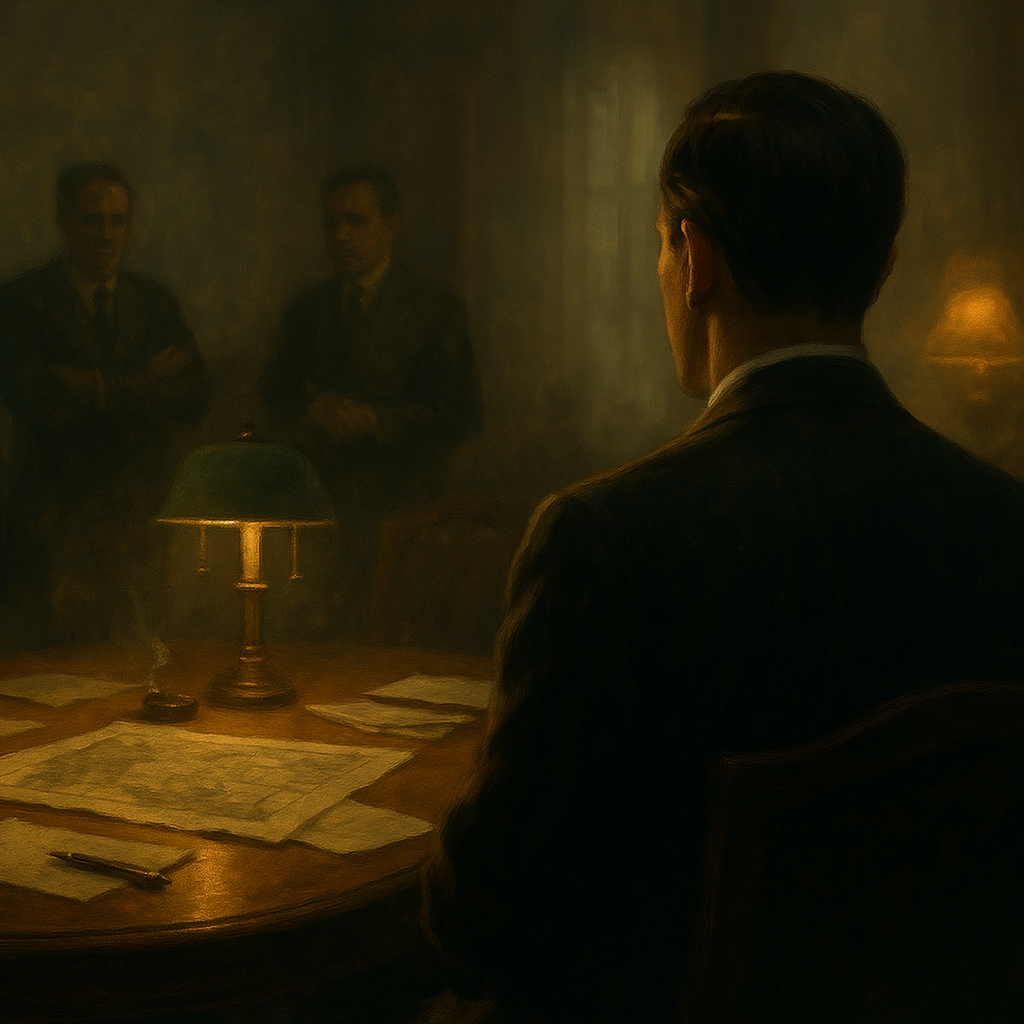 Hombres poderosos reunidos en un salón privado en 1910, planificando la creación de la Reserva Federal.